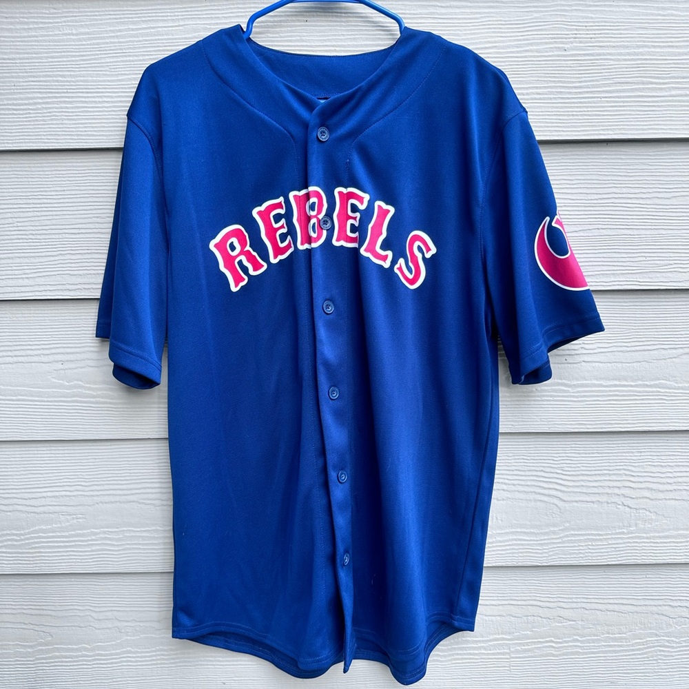 Star Wars Baseball Rebels Jersey 77 Luke Skywalker Baseball Jersey Adult M C27 - Picture 2 of 8